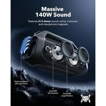 soundcore Boom 2 Plus: Powerful Outdoor Speaker with Bass