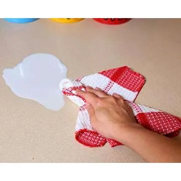 Soft Textiles Waffle Weave Dish Cloth,Better Homes & Garden Dish Towels For Drying Dishes 100% Cotton, Highly Absorbent 13x13* Pack of 12 Durable Cloth