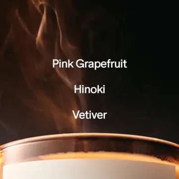 SALT & STONE Candle with Grapefruit & Hinoki Scents