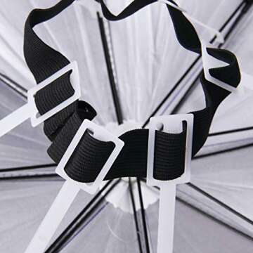 sansheng Umbrella Hat for Adults,26 inch Diameter Folded Loose Belt Fishing Cap Umbrella Cap, Fishing Umbrella Cap Sunhat (Dark Blue)