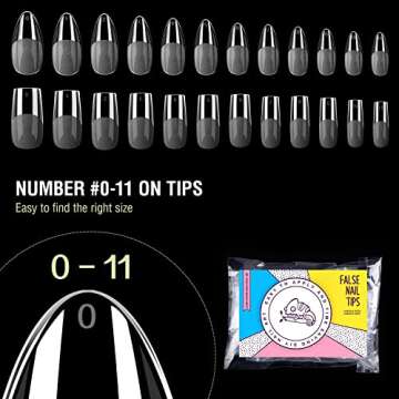 Almond and Square Nail Tip - Chameleon Gel x Nails Matte 240pcs 2 Shapes Tips for Acrylic Nails Set Soft Gel Full Cover Nail Tips Nail Extensions For Nails Salons and Home Nail Art，12 Sizes