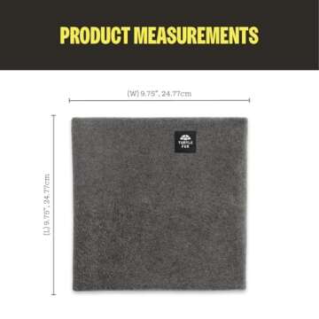 Turtle Fur Double-Layer Neck Warmer, Chelonia 150 Fleece, Charcoal