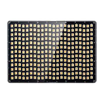 Aputure Amaran P60x 60W Bi-Color LED Video Light Adjustable Color Temperature (3200K ~ 6500K), Optical Lens Group, 5070lux @ 1m Adjustable Light Emission Angle for Flat Screen Photography