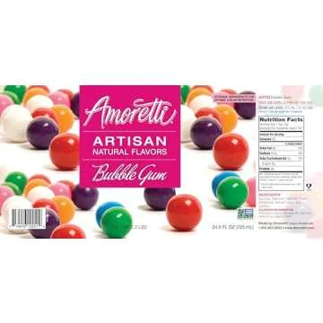 Amoretti Natural Bubble Gum Flavor Paste - Versatile & Concentrated