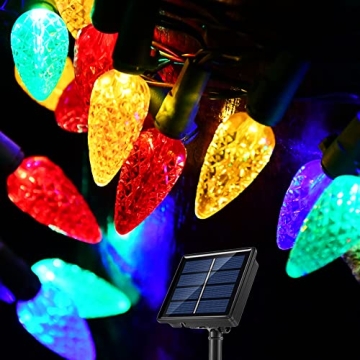 NA SGLspeed Solar 50LED Christmas Lights for Outdoors