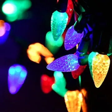 NA SGLspeed Solar 50LED Christmas Lights for Outdoors