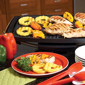 George Foreman 12-Serving Electric Grill in Red