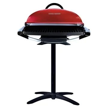 George Foreman 12-Serving Electric Grill in Red