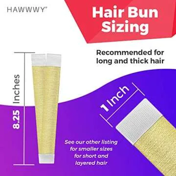 Hawwwy Hair Bun Maker 3 Pack - Ideal Bun Maker For Long Hair - Easy-To-Use Donut Bun Maker For Women And Kids - Quick and Stylish Updos For All Hair Types for Daily Use or Special Occasions