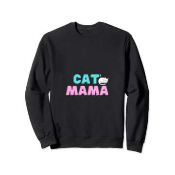 Cat Mom - Cat Mother - Cute Mama - Mother's day Sweatshirt