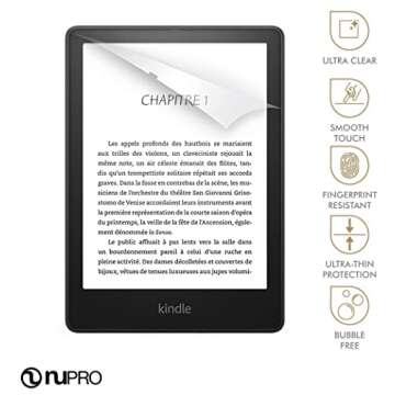 NuPro Antimicrobial Screen Protector for Kindle Paperwhite Signature Edition (11th generation, 2021)
