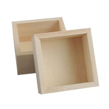 Craft and Decor with HAN SHENG Rustic Wooden Box Set