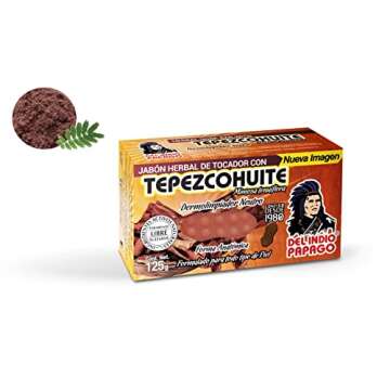 Del Indio Papago Neutral Bar Soap with Tepezcohuite 125gr - For All Skin Types - Regenerative and An...