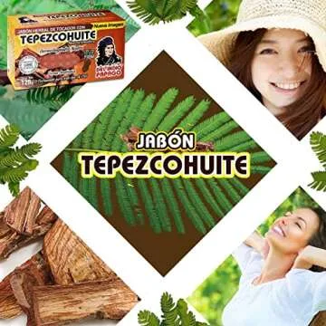 Del Indio Papago Neutral Bar Soap 125gr with Tepezcohuite - Best for All Skin Types