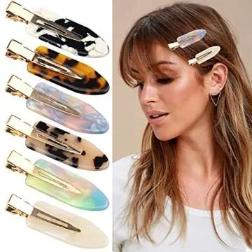 12 PCS Creaseless Hair Clips for Effortless Styling