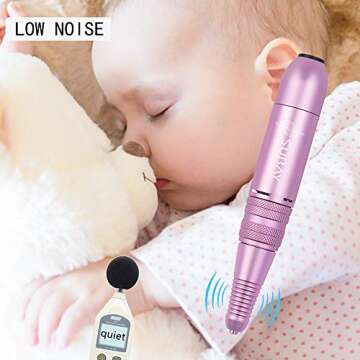 30,000rpm Professional Electric Nail Drill for Manicure and Pedicure