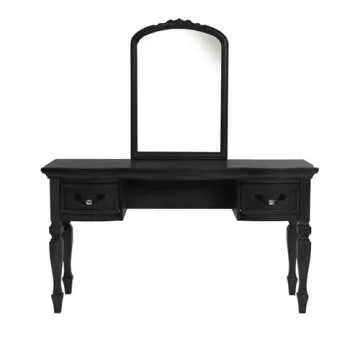 Bobkona Metro Vanity with Stool for Stylish Organization