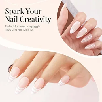 Beetles White Gel Polish for Nail Art Easy Precision Designs