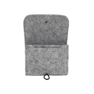 Auony Essential Oil Carrying Case for 6 Bottles, 5ML / 10ML / 15ML Essential Oils Travel Organizer Storage Pouch Bag