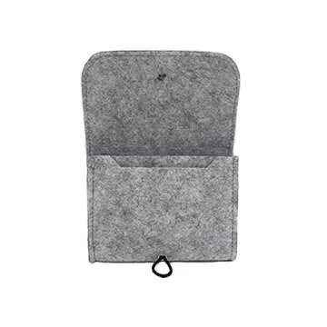 Auony Essential Oil Carrying Case for 6 Bottles, 5ML / 10ML / 15ML Essential Oils Travel Organizer Storage Pouch Bag