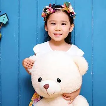 200Pcs Plastic Safety Eyes, 5 Size Craft Eyes Black Stuffed Crochet Eyes with Washers for Crochet Craft, Puppet, Plush Animal Making and Teddy Bear