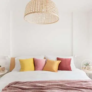 Colorful Velvet Throw Pillow Covers Set of 4 Soft Style