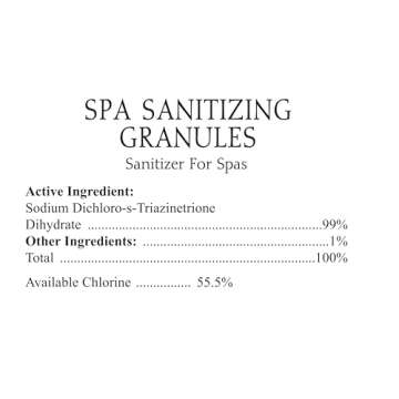 SpaChoice Premium Spa Sanitizing Granules for Hot Tub