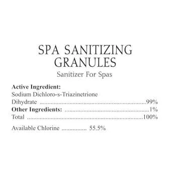 SpaChoice Premium Spa Sanitizing Granules for Hot Tub