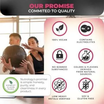 Nutrology Beet Natural O2, Pre Workout Powder, Energy, Endurance & Nitric Oxide Booster with Beet Powder, Yerba Mate, Adaptogens & Electrolytes, Vegan Pre Workout, Passion Fruit Flavor, 30 Servings