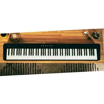 Casio Privia PX-S1100 Digital Piano - Black Bundle with Adjustable Stand, Bench, Sustain Pedal, Piano Book, Online Piano Lessons, Austin Bazaar Instructional DVD, and Polishing Cloth