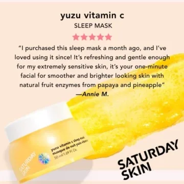 Yuzu Vitamin C Sleep Mask Brightening Anti-Aging Treatment