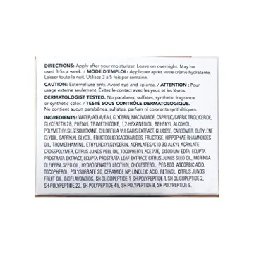 Yuzu Vitamin C Sleep Mask Brightening Anti-Aging Treatment