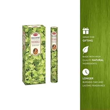 HEM Incense Sticks - Fragrance Patchouli - 120 Sticks