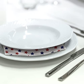 60 Count Colorful Patriotic Cocktail Napkins for Parties
