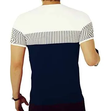 LOGEEYAR Men's Stylish Slim Fit Cotton T-Shirt - Comfort Meets Style