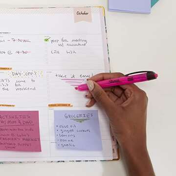 Sharpie 28101 Accent Retractable Highlighters Chisel Tip Assorted Colors 8/Set