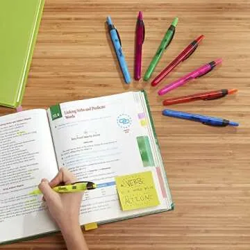 Sharpie 28101 Accent Retractable Highlighters Chisel Tip Assorted Colors 8/Set