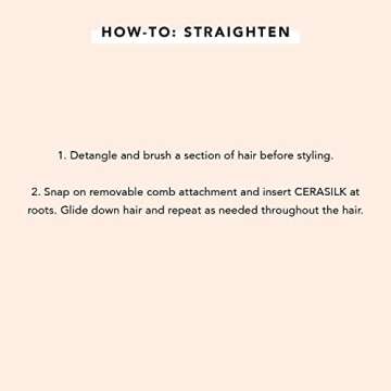 InStyler CERASILK Hair Straightener - Healthy Styling for All