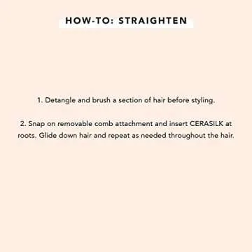 InStyler CERASILK Hair Straightener - Healthy Styling for All