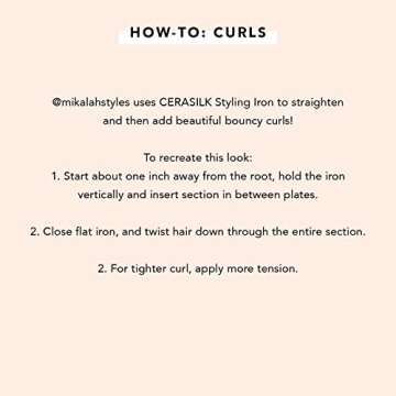 InStyler CERASILK Hair Straightener - Healthy Styling for All