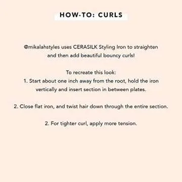 InStyler CERASILK Hair Straightener - Healthy Styling for All