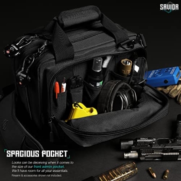Savior Specialist Mini Range Bag - Durable Dual Pistol Case