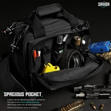 Savior Specialist Mini Range Bag - Durable Dual Pistol Case