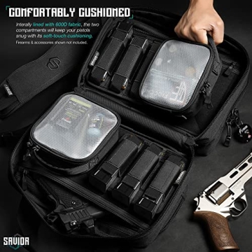 Savior Specialist Mini Range Bag - Durable Dual Pistol Case