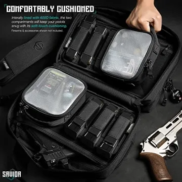 Savior Specialist Mini Range Bag - Durable Dual Pistol Case