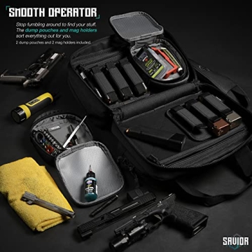 Savior Specialist Mini Range Bag - Durable Dual Pistol Case