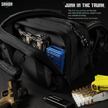 Savior Specialist Mini Range Bag - Durable Dual Pistol Case