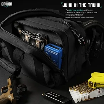 Savior Specialist Mini Range Bag - Durable Dual Pistol Case