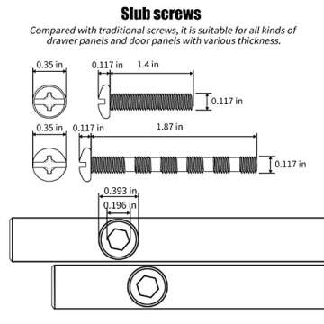Aybloom Stainless Steel Cabinet Handles Set of 30