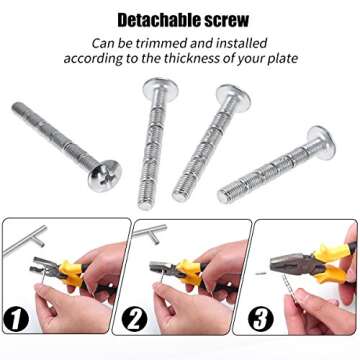 Aybloom Stainless Steel Cabinet Handles Set of 30